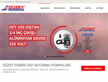 Tablet Screenshot of duzeypompa.com